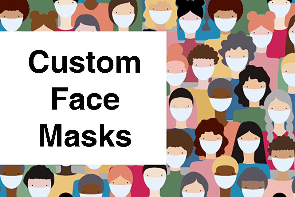 Custom Face Masks For Covid-19 Coronavirus Pandemic
